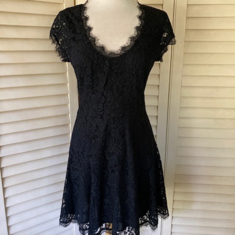 Joie Black Lace Dress - Picture 15 of 16